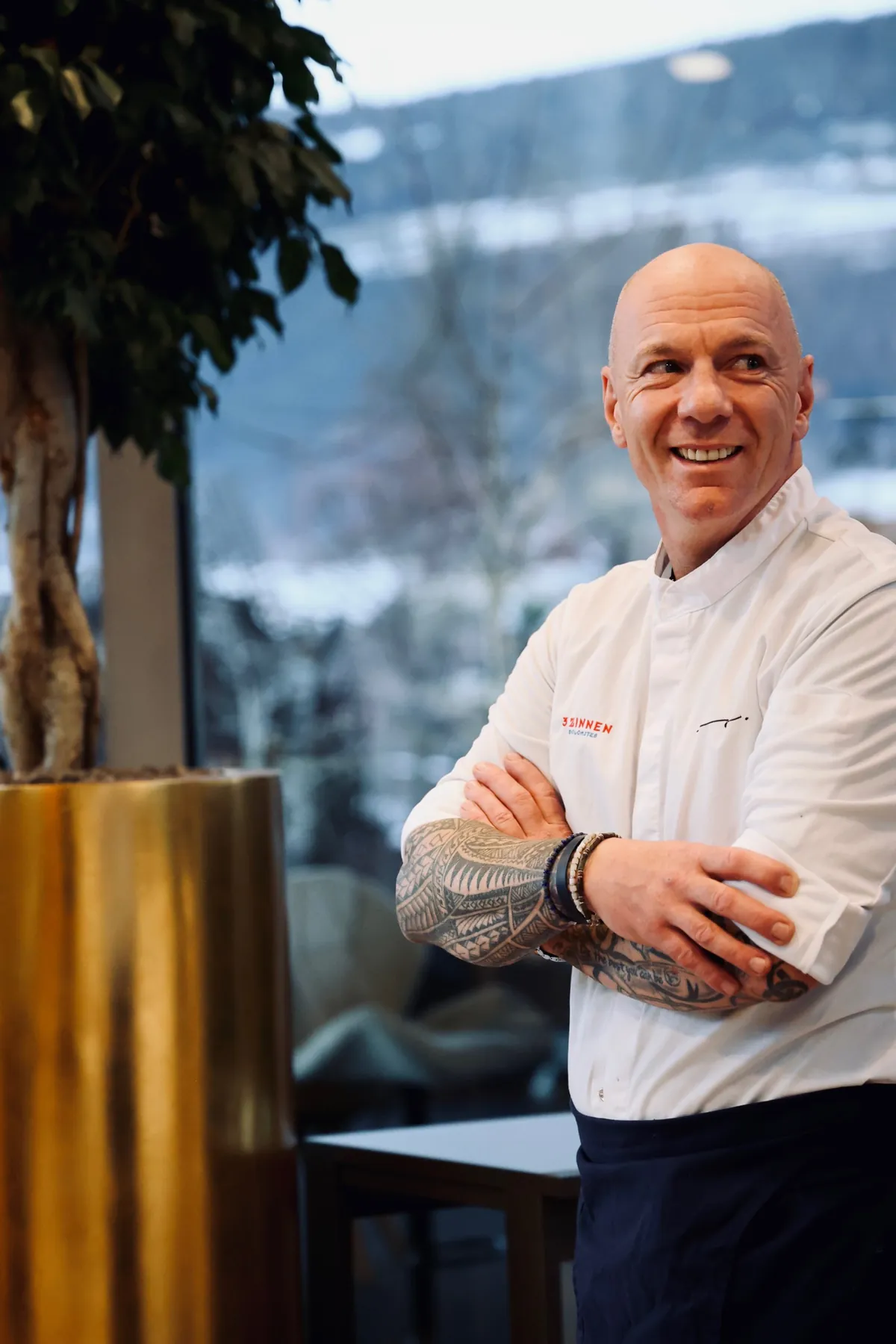 Chris Oberhammer, Koch und Inhaber des Restaurants Tilia in Toblach